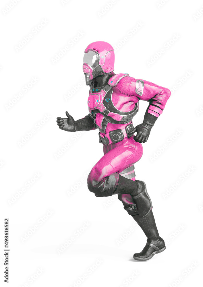 battle pilot is running in white background battle pilot is running in white background