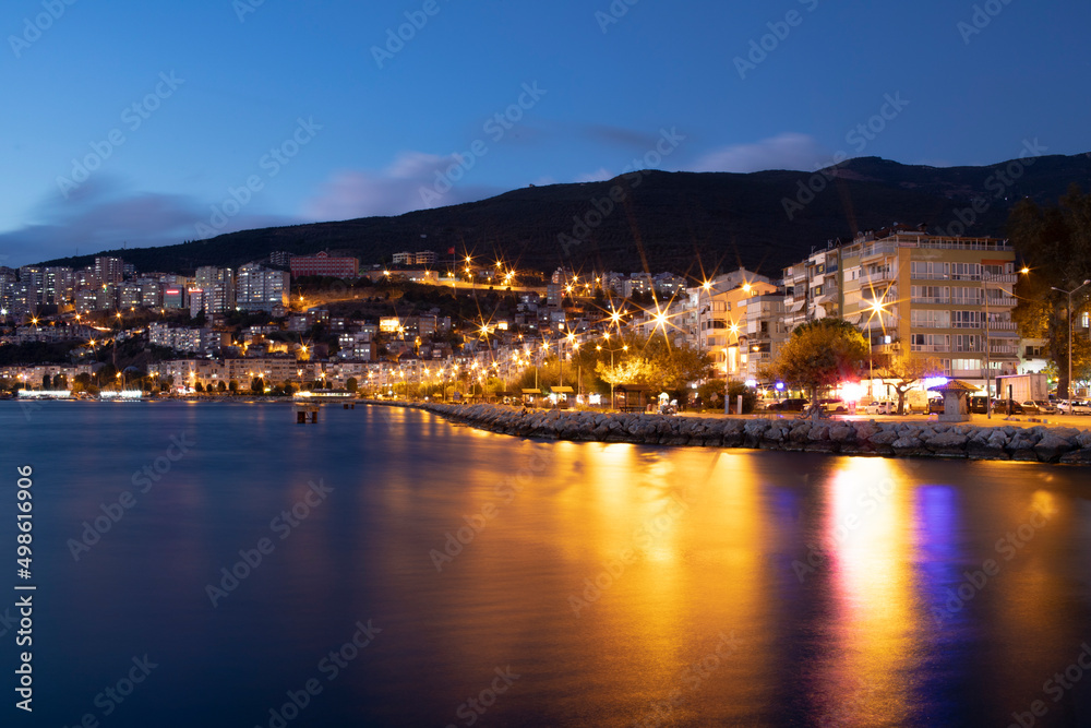 night view of the city