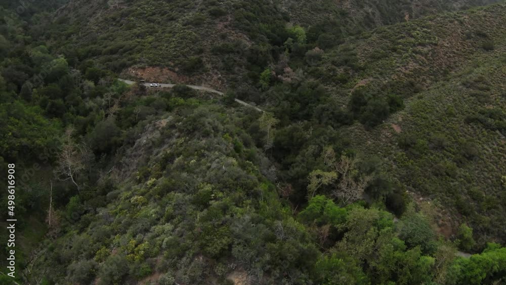 FPV Drone Flying through the Green Forest Canyon FPV Drone Flying through the Green Forest Canyon