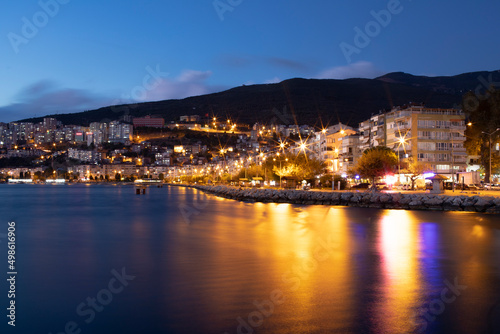 night view of the city