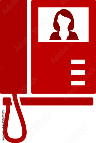 Audio video entry phone icon