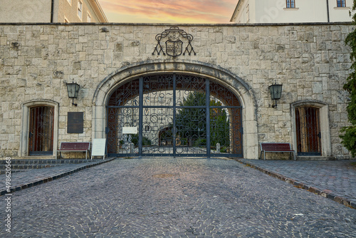 Main Gate of Pannonhalma Archabbey Hungary photo