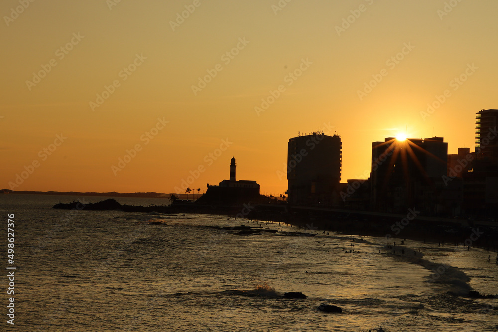 Fototapeta premium sunset at the beach