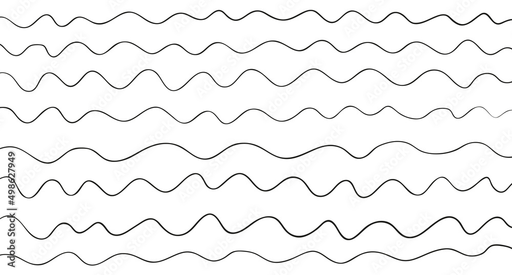 Pattern with lines and waves. Universal texture. Abstract dinamic background. Doodle for design. Lineal wallpaper. Print for polygraphy, t-shirts and textiles. Decorative style. Line art creation Pattern with lines and waves. Universal texture. Abstract dinamic background. Doodle for design. Lineal wallpaper. Print for polygraphy, t-shirts and textiles. Decorative style. Line art creation