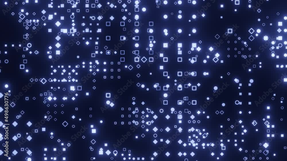Motion graphic 4K flying into digital technologic tunnel.3D Big Data Digital tunnel square with futuristic matrix. Binary code particles network. Technological and connection motion background. Motion graphic 4K flying into digital technologic tunnel.3D Big Data Digital tunnel square with futuristic matrix. Binary code particles network. Technological and connection motion background.