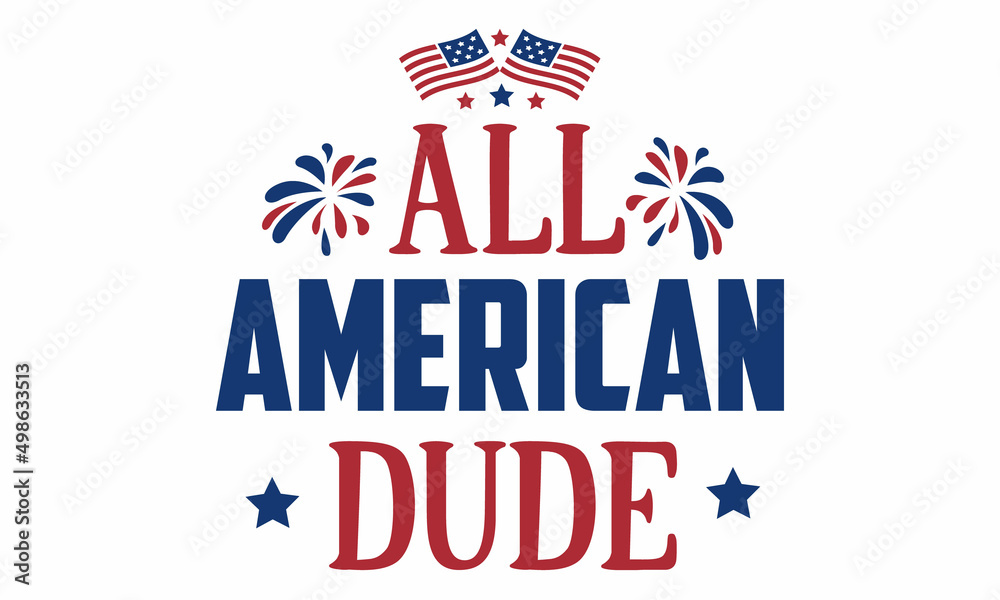 All American Dude SVG