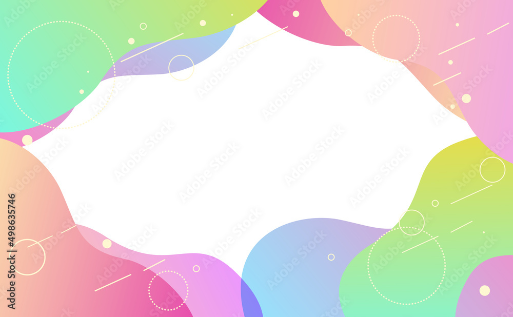 カラフルポップ背景イラスト カラフルポップ背景イラスト