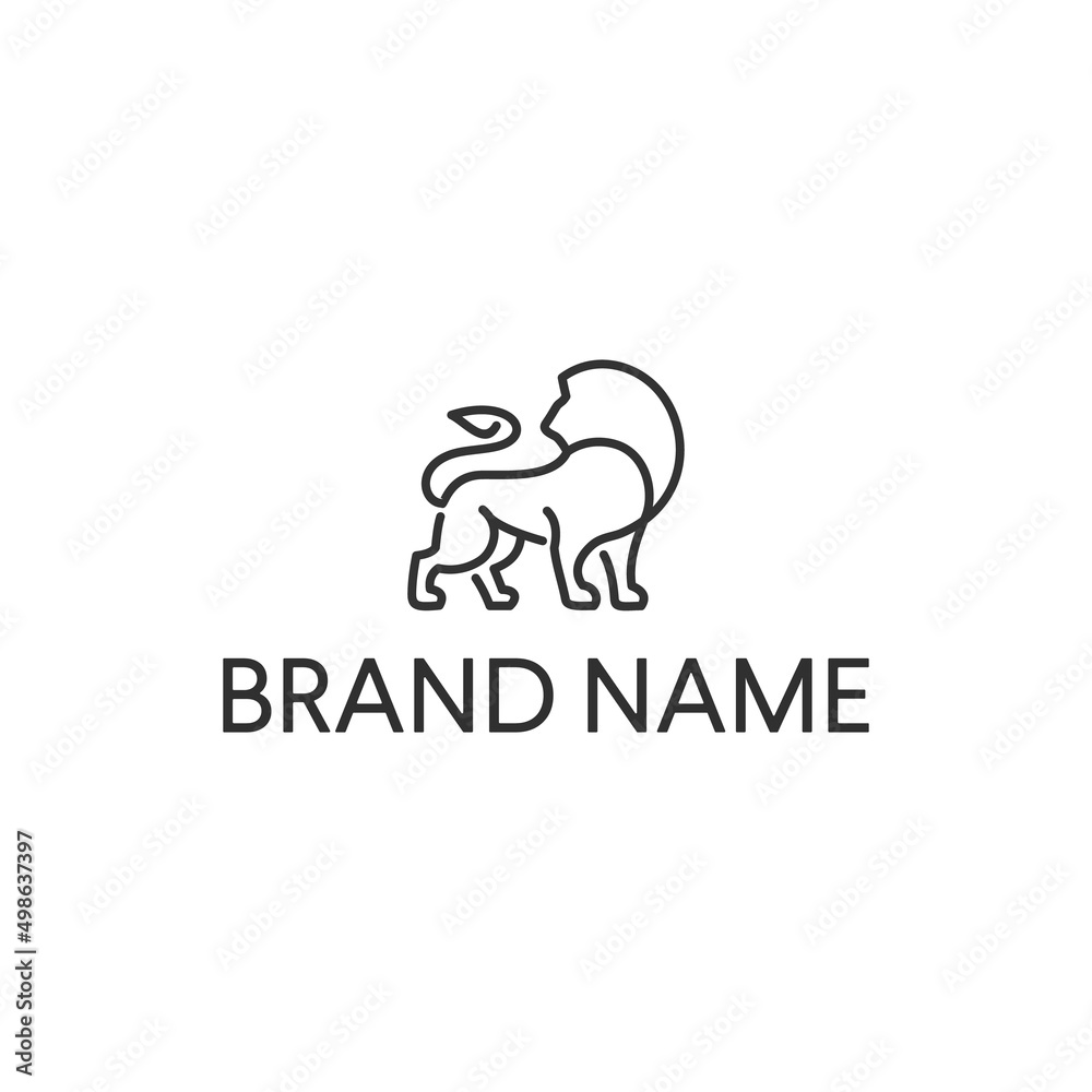 king lion logo, luxury lion line logo icon vector king lion logo, luxury lion line logo icon vector