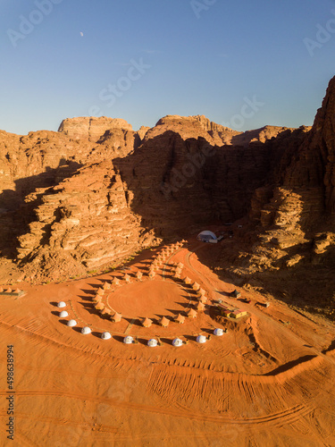 Aicha Luxury Camp From Above photo