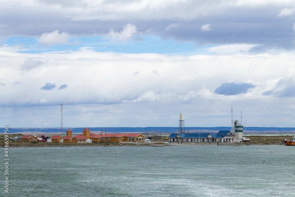 Punta Delgada lighthouse view, Chilean cross border.