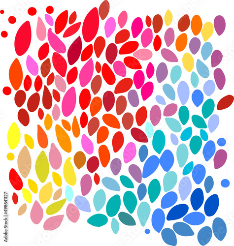 Festive rainbow mosaic pattern. vector illustration.