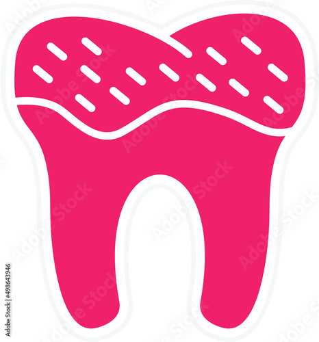 Vector Design Tooth Problem Icon Style