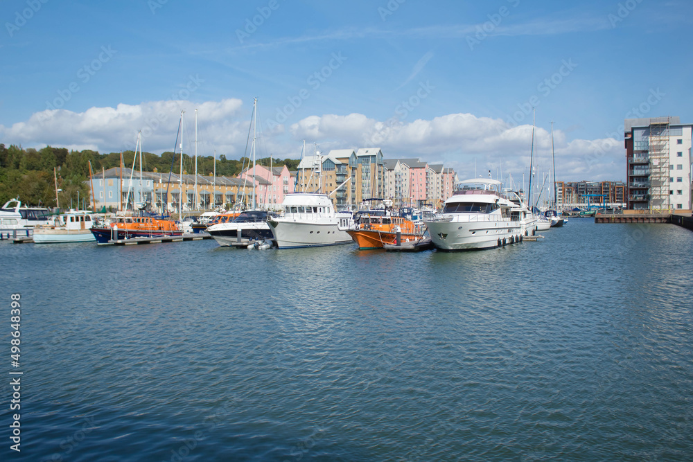 boats in the harbour