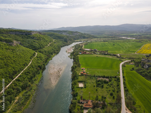 Arda River, passing through the Eastern Rhodopes, Bulgaria photo