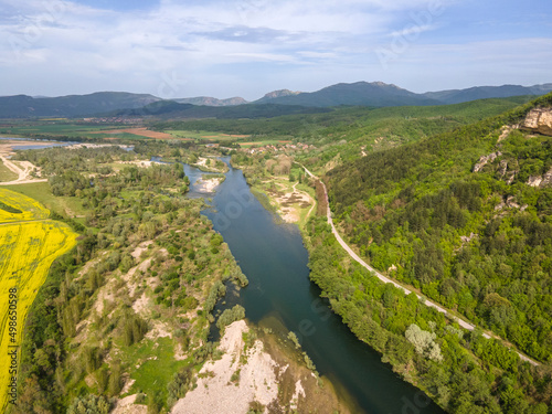 Arda River, passing through the Eastern Rhodopes, Bulgaria photo