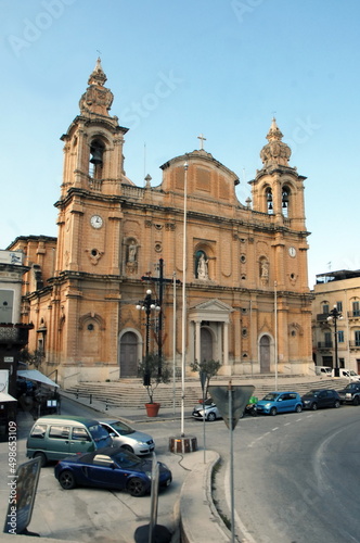 Eglise Saint-Joseph de Msida vers La Valette capitale de la République de Malte © Philippe Prudhomme