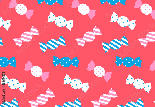 seamless pattern with candy for banners, cards, flyers, social media wallpapers, etc.