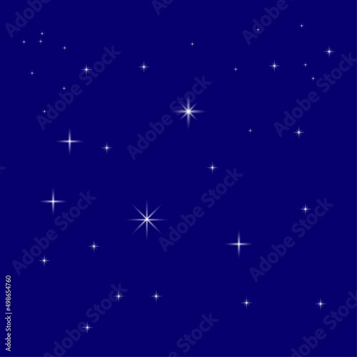 Clear sky. Abstract blue color background. Bright design. Digital space. Vector illustration. stock image. 