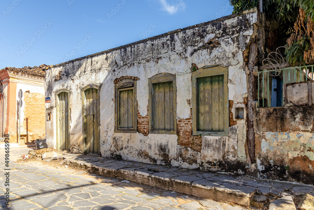 historic building in the city of Januária, State of Minas Gerais, Brazil