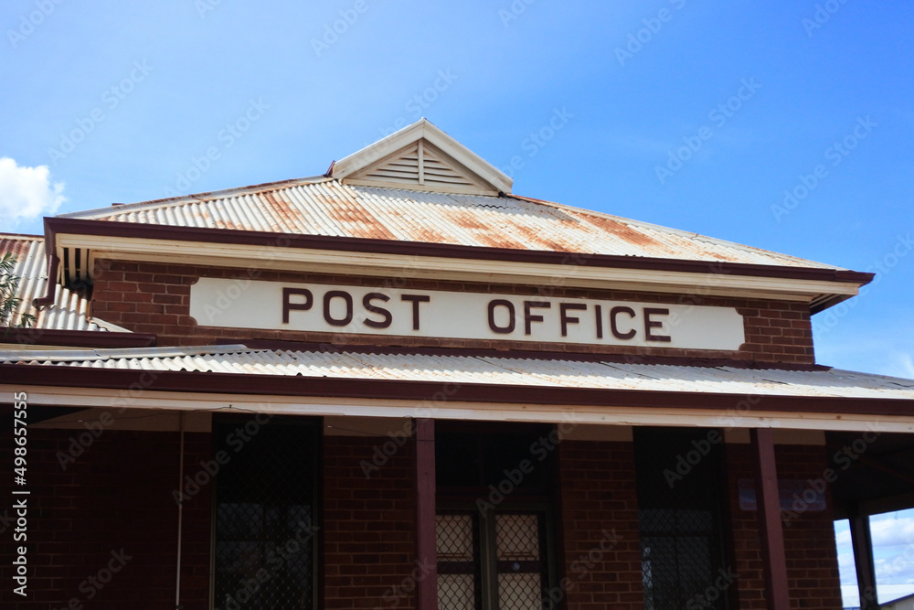 An old abandoned Australian post office building