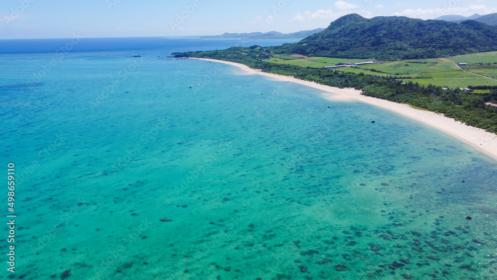 沖縄県の石垣島をドローンで空撮
