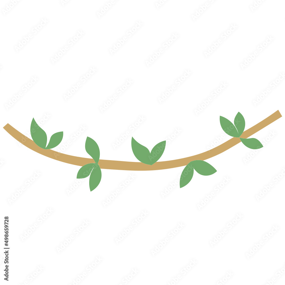 Tropical Leaves individual florals elements Tropical Leaves individual florals elements