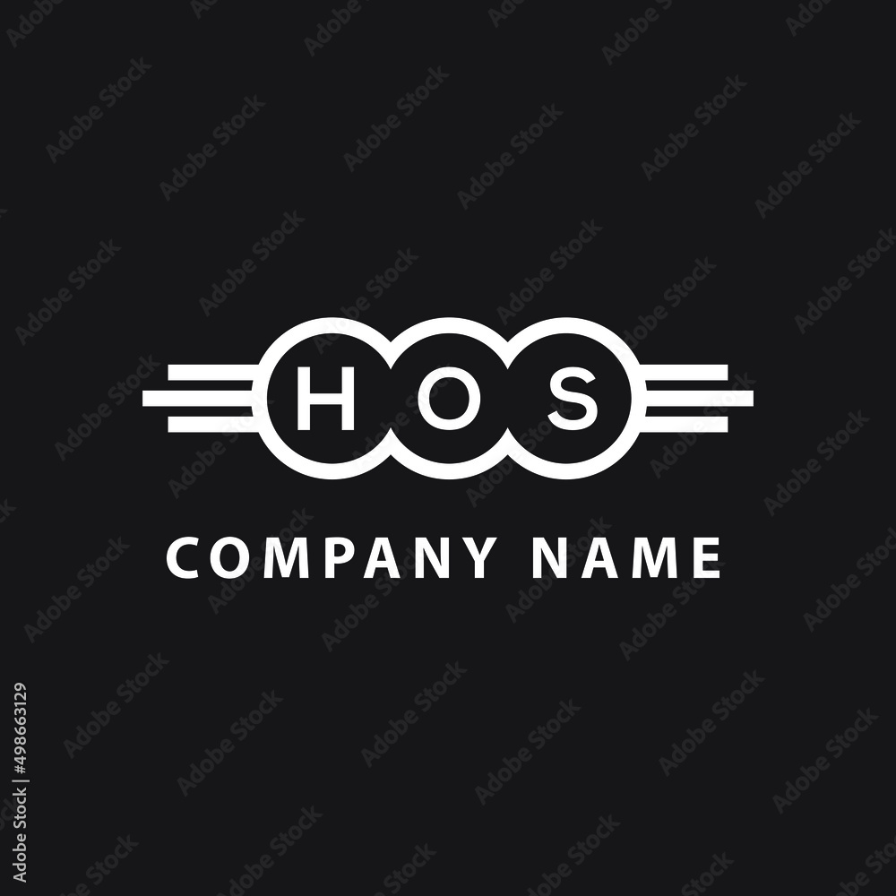 HOS letter logo design on black background. HOS creative initials letter logo concept. HOS letter design.
HOS letter logo design on black background. HOS creative initials letter logo concept. HOS letter design.