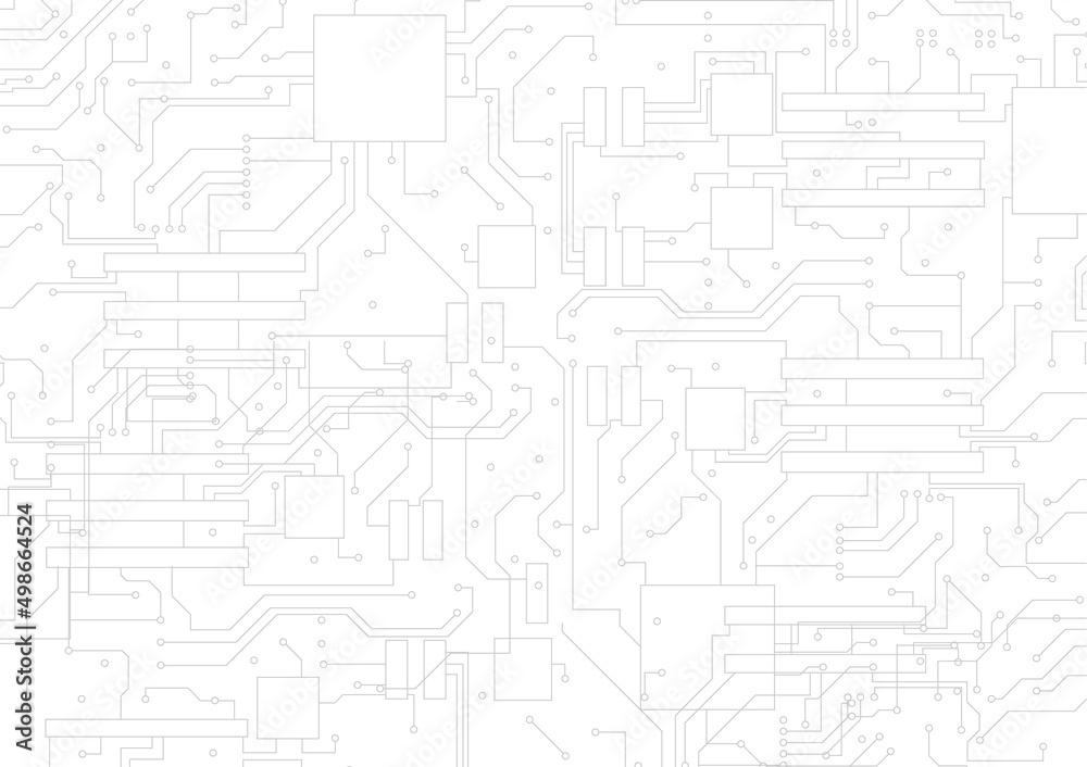 Abstract hi-tech background. Future technology digital network circuit innovation vector illustration.