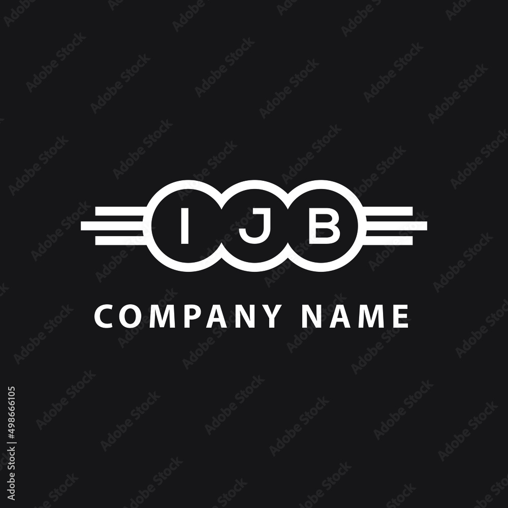 IJB letter logo design on black background. IJB creative initials letter logo concept. IJB letter design. IJB letter logo design on black background. IJB creative initials letter logo concept. IJB letter design.