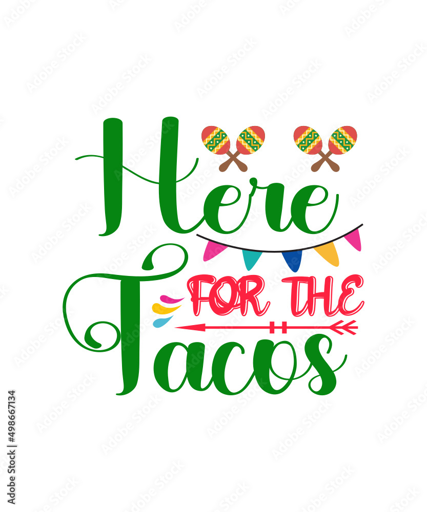 Fototapeta premium Cinco De Svg Design