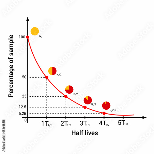 half life curve in nuclear physics photo