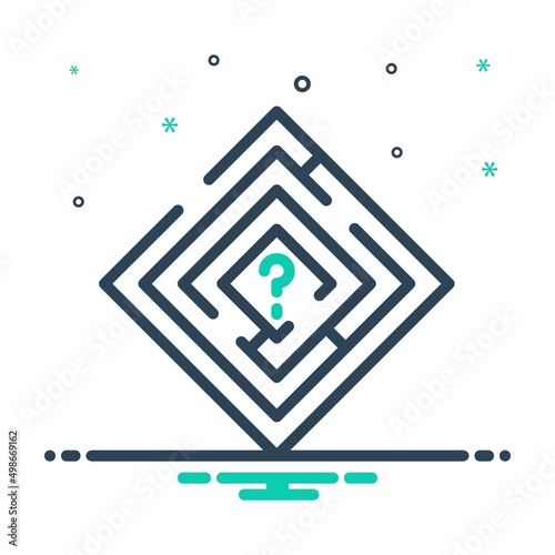 Mix icon for difficult