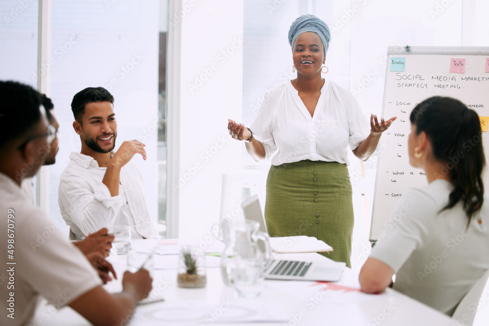 Thats my suggestion. Shot of businesspeople having a meeting in a boardroom at work. Thats my suggestion. Shot of businesspeople having a meeting in a boardroom at work.