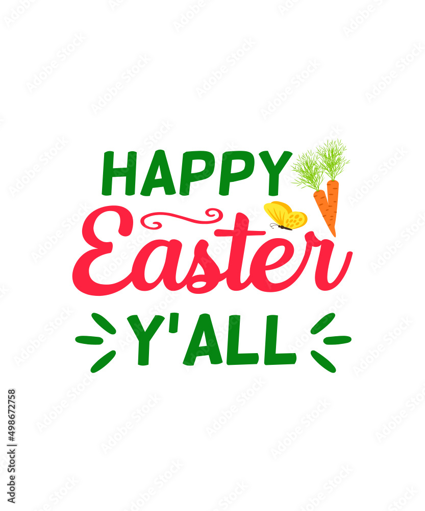 Fototapeta premium Happy Easter Svg Design