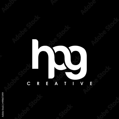 HPG Letter Initial Logo Design Template Vector Illustration photo