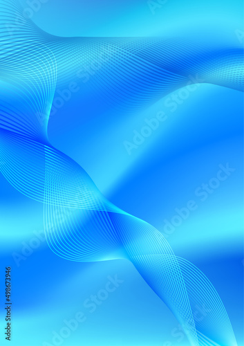 abstract wallpaper graphics blue color tone style for card or paper vector illustration