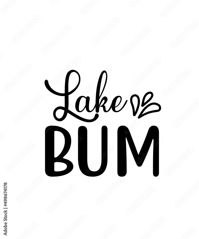 Obraz premium Lake SVG Design