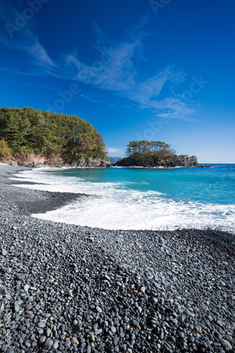 碁石海岸の碁石浜