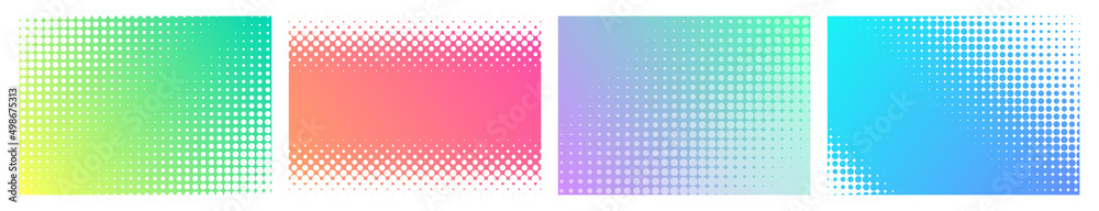 ドットグラデーション背景素材 Stock Vector Adobe Stock