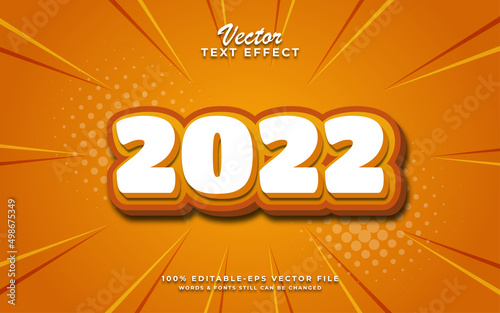 2022 editable text effect design