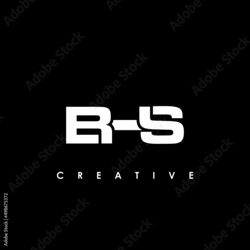 BHS Letter Initial Logo Design Template Vector Illustration