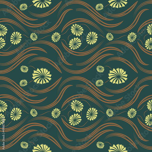 Folk flowers print Floral pattern Ethnic art