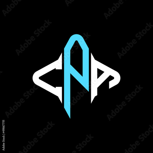 CPA letter logo creative design with vector graphic