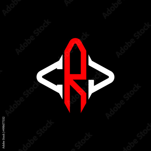 CRJ letter logo creative design with vector graphic