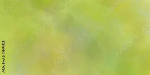 Abstract green background with bokeh and old paper texture in watercolor design. Tropical texture in green, mint and aquamarine colors. Vector illustration Watercolor Background.  marbled grunge brush