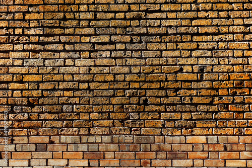 Old red brick wall textures and backgrounds