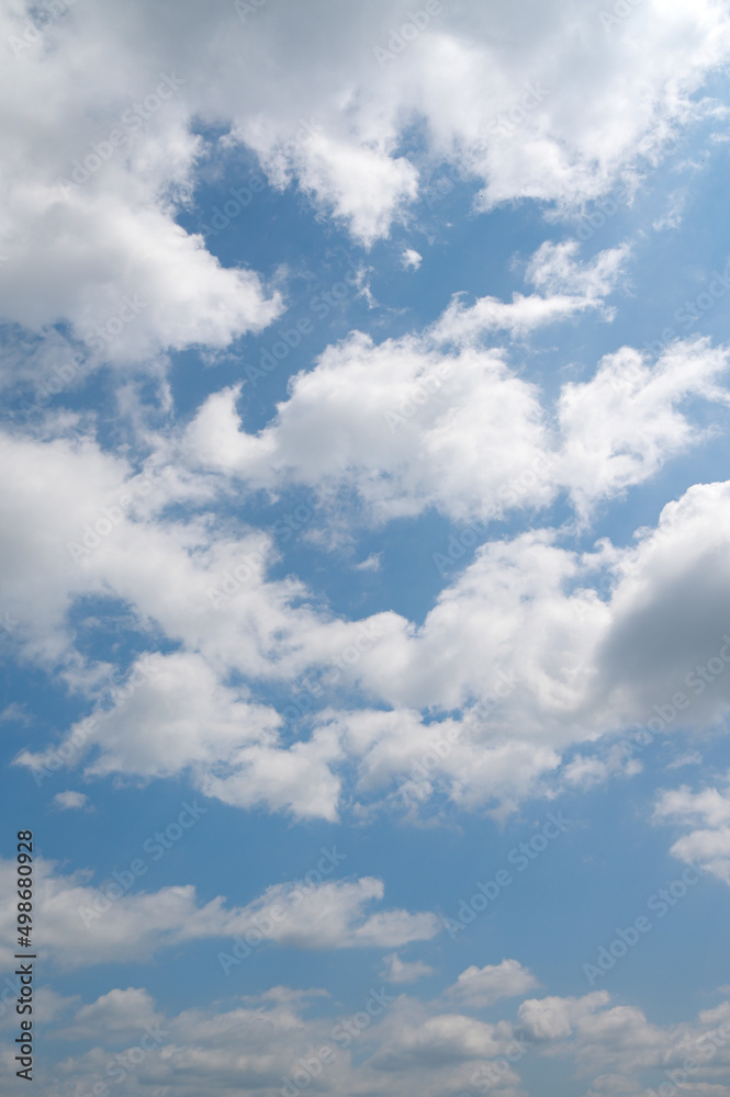 blue sky background with white cloud