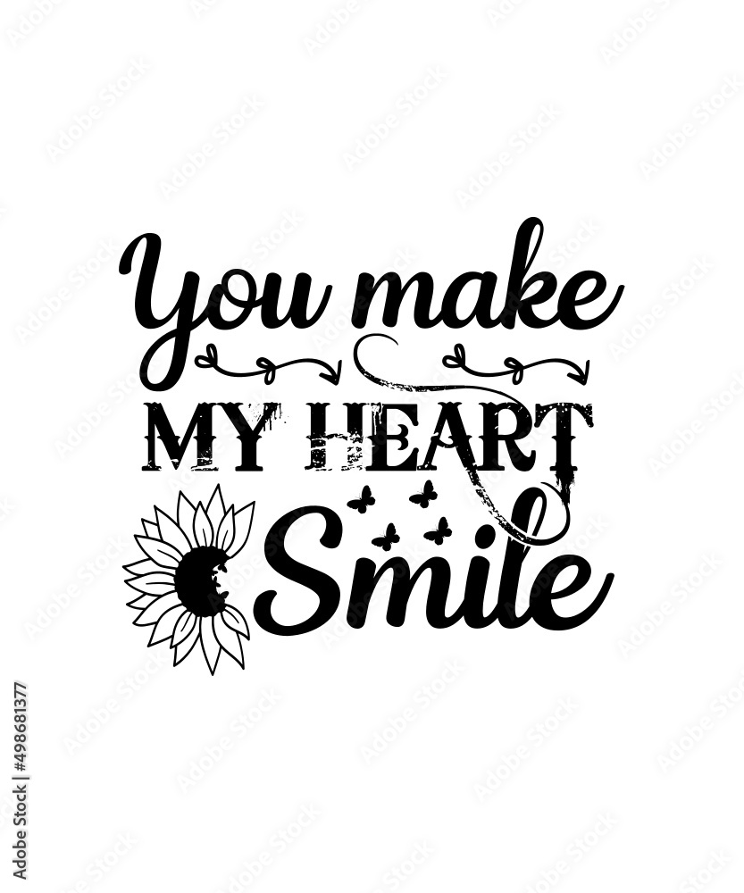 Fototapeta premium Sunflower SVG Design