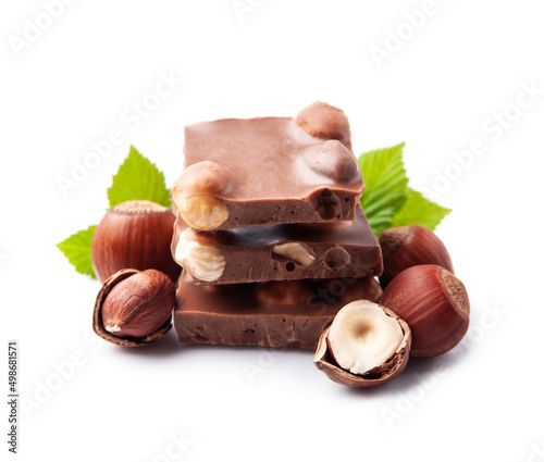 Chocolate with filbert nuts