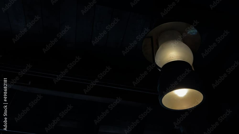 Old lamps on the background of iron on the attraction steam locomotive. High quality 4k footage Old lamps on the background of iron on the attraction steam locomotive. High quality 4k footage